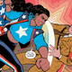 Illustration for article titled America Chavez Is Heading to College—to Punch People Throughout History